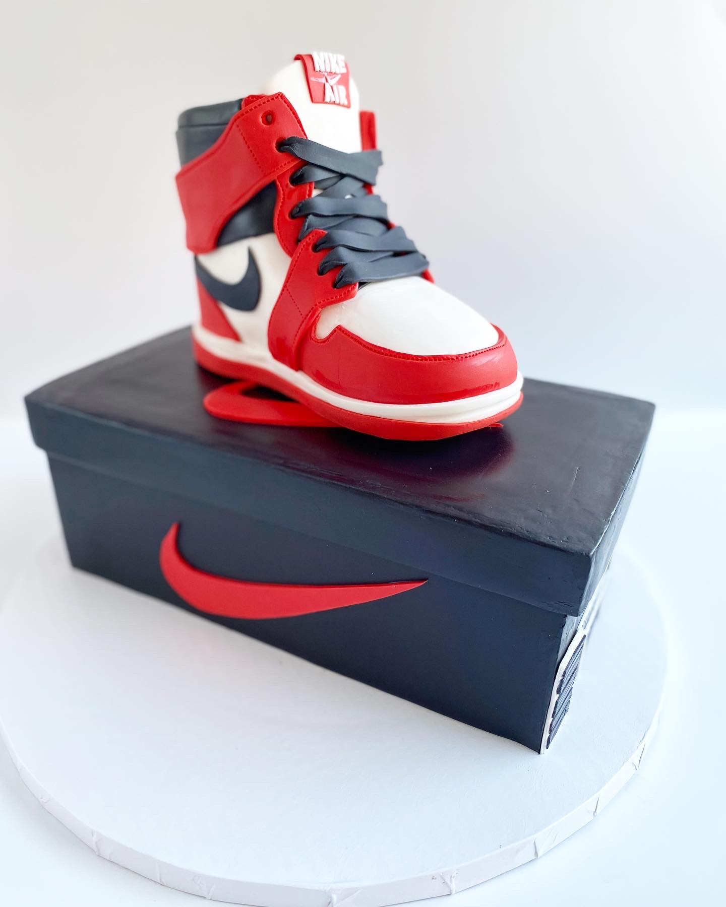 Nike Shoe Red White